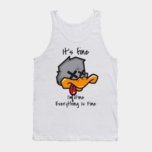 Black duck it's fine i'm Fine everything Is Fine Tank Top